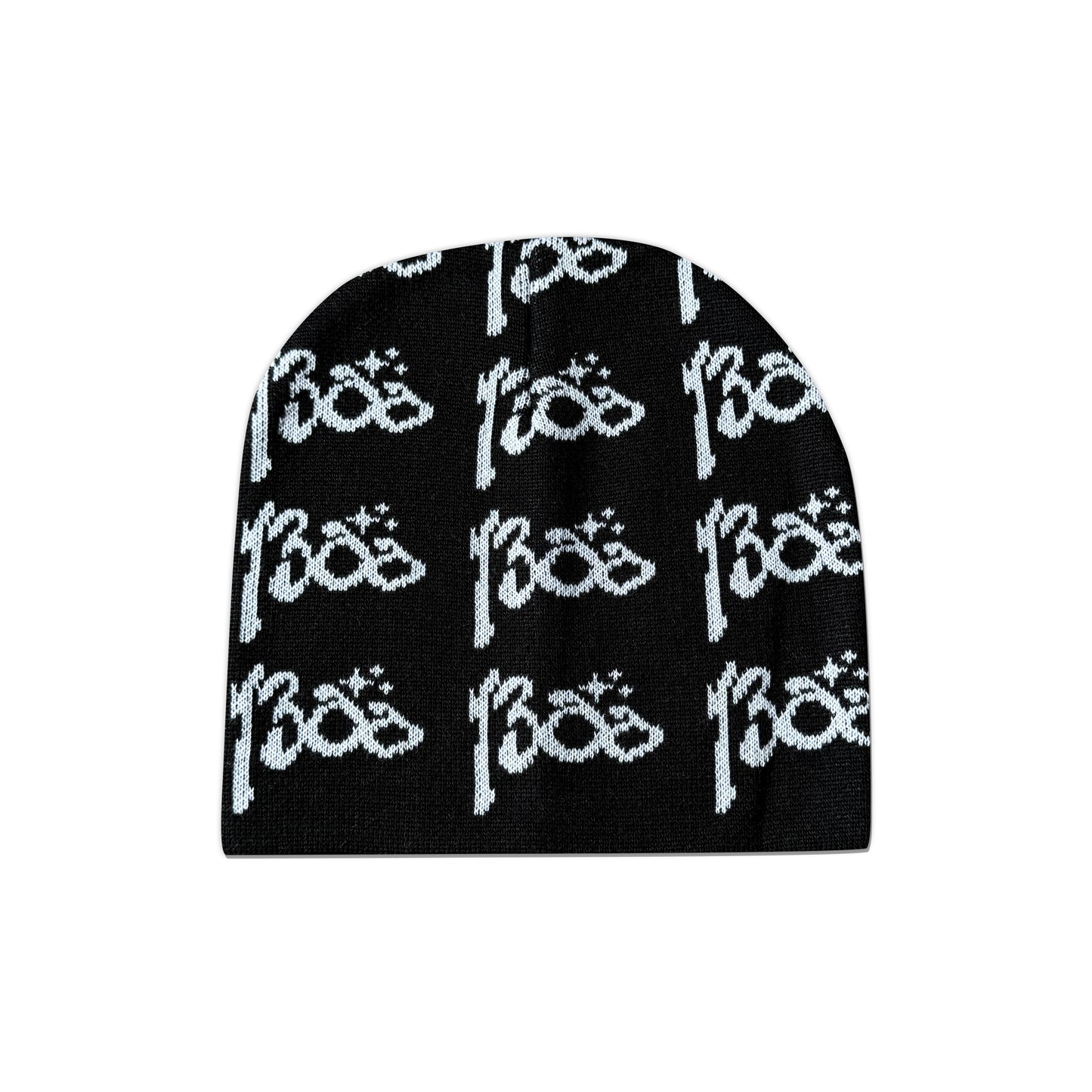 1300 BEANIE WHITE LOGO