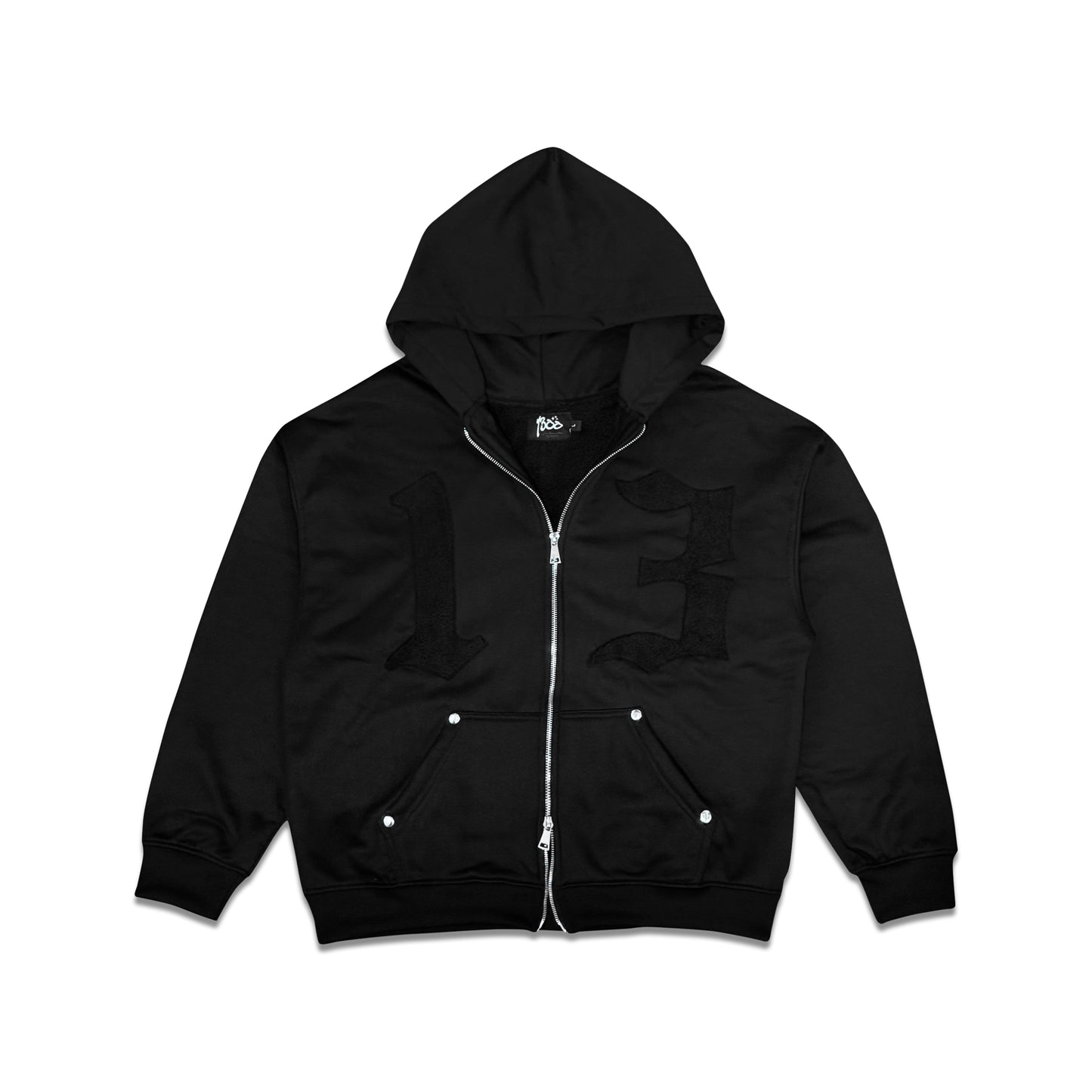 1300 ANCIENT HOODIE DEEP BLACK