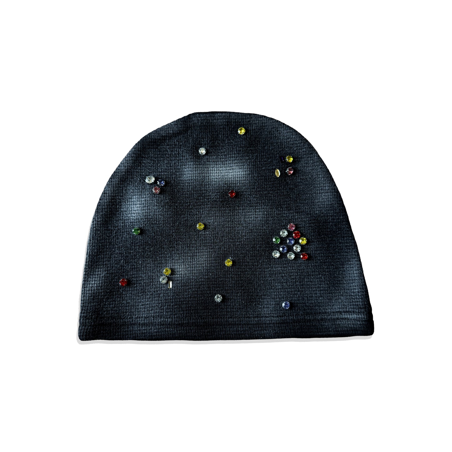 1300 RHINE STONE BEANIE BLACK