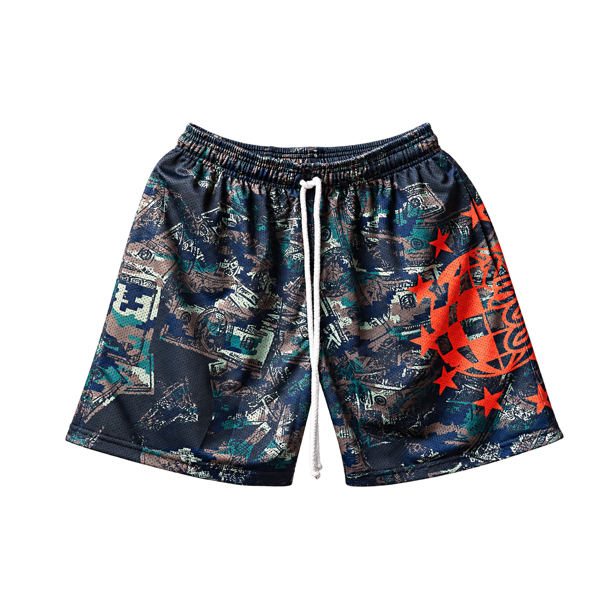 1300 Worldstar Camo Mesh Shorts
