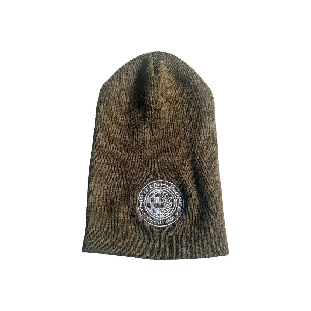 1300 WORLDWIDE EMBROIDERED BEANIE
