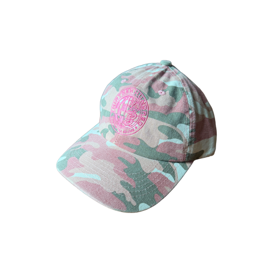 1300 WORLDWIDE CAMO CAP PINK