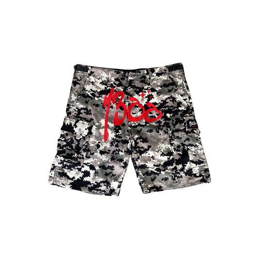 1300 DIGI CAMO SHORT [GRAY]