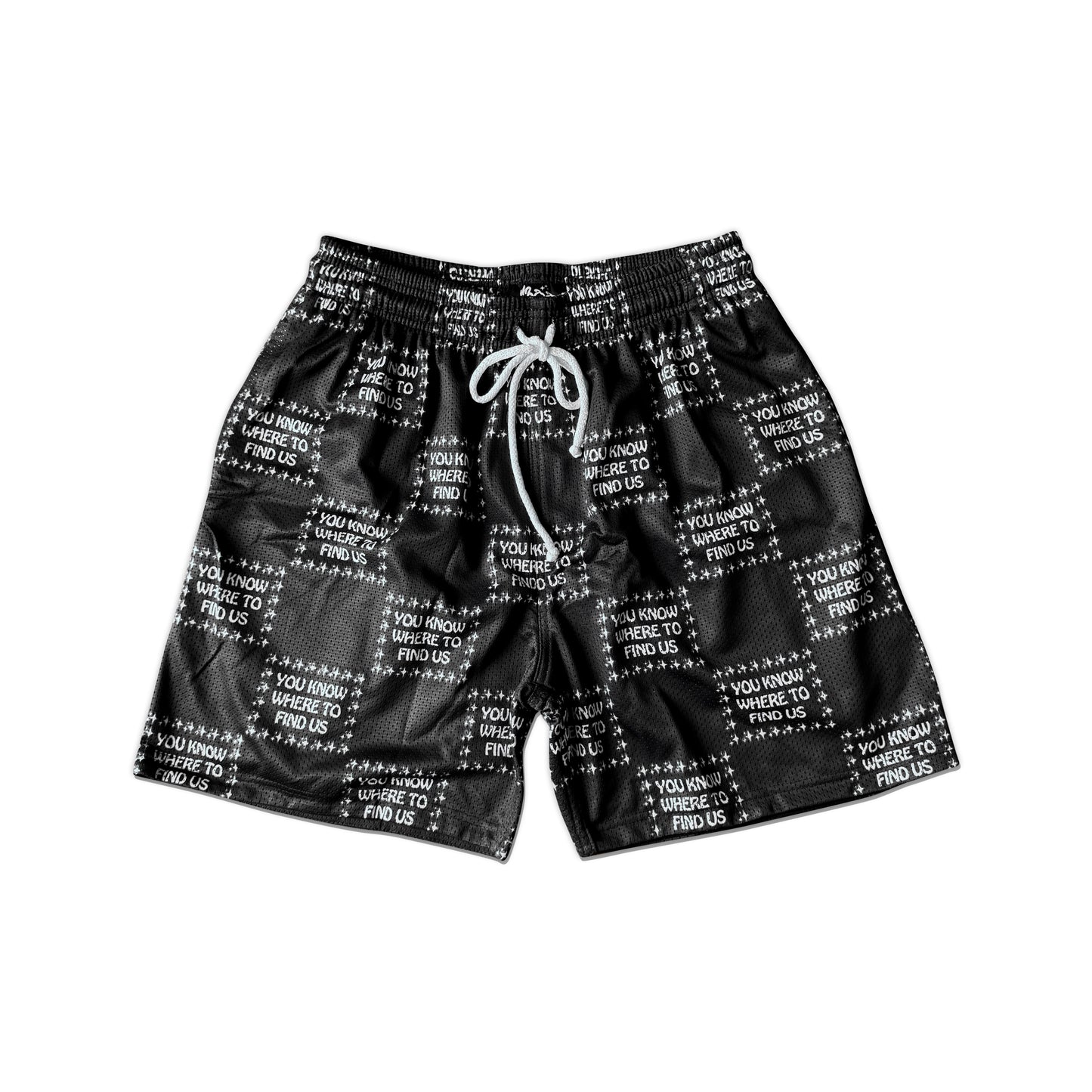 YKWTFU MESH SHORTS