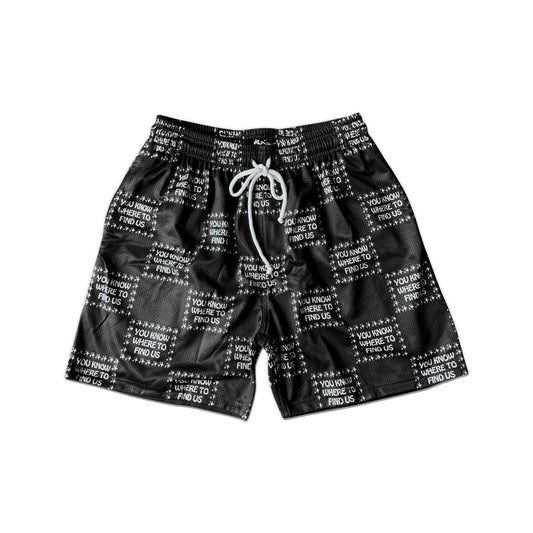 YKWTFU MESH SHORTS